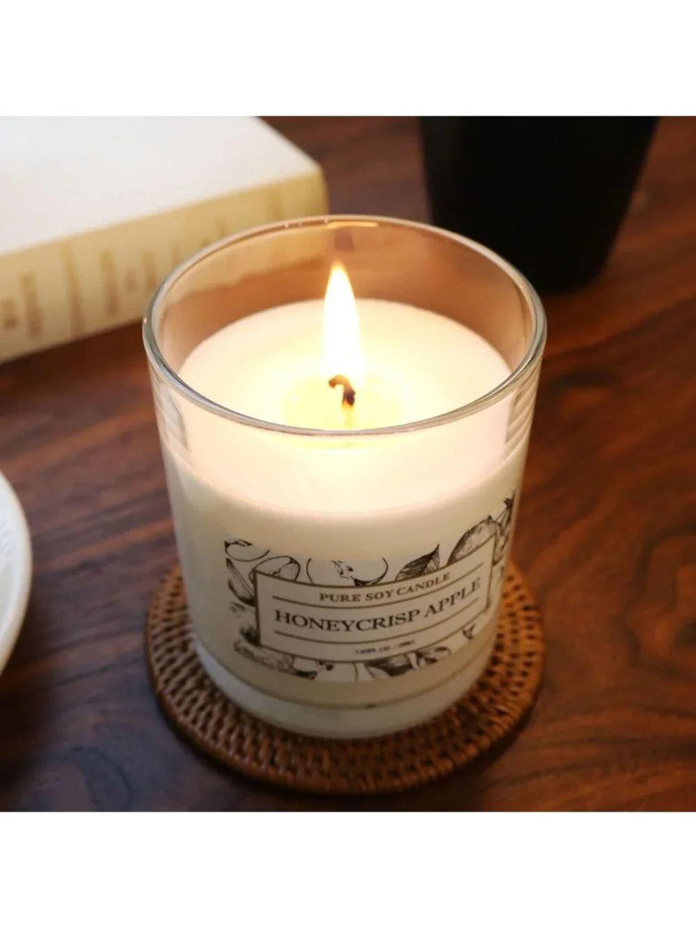 Non-Toxic Apple Scented Candles | Long Lasting Fruity Aroma | Clean Burning